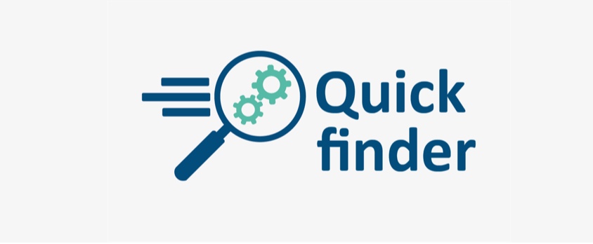 Quickfinder: A smart tool for a complex choice.