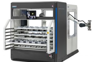 Een BMO Platinum 50 waar een lineaire slede in is gebouwd