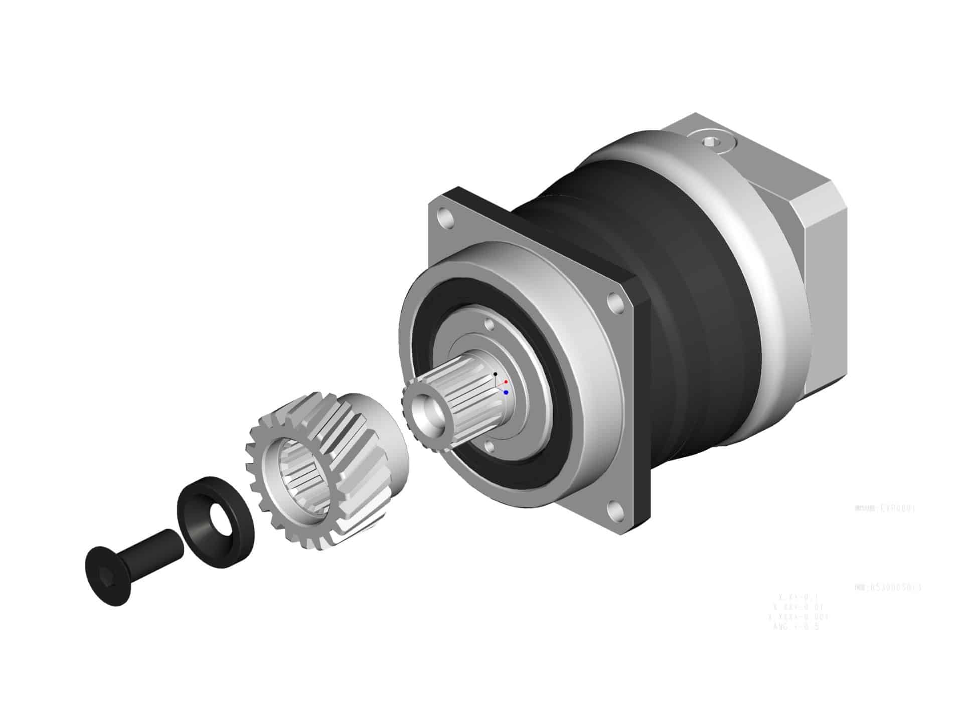 Fixed shaft pinion and its most important application