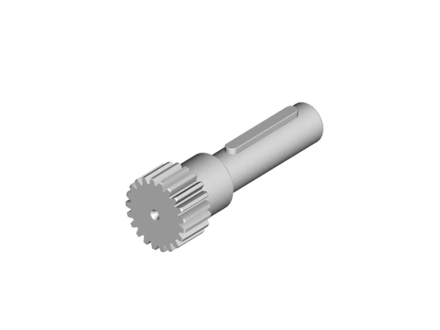 Fixed shaft pinion and its most important application