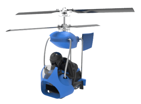 Project Talaria: TU Delft studenten bouwen 1-persoons helikopter