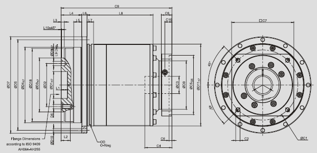 AFmetingen AD serie 2 traps ratio 20~100